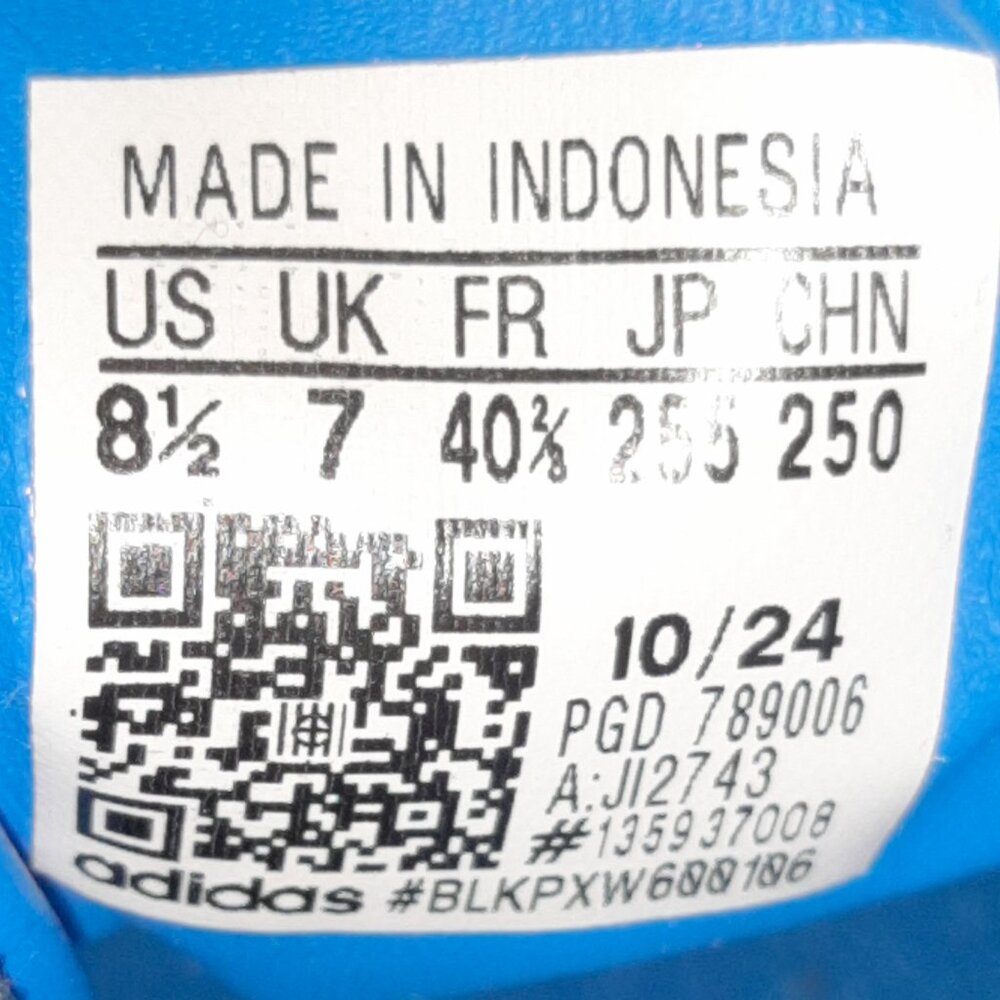 Adidas Womens Samba Sambae JI2743 Blue White Gum Casual Sneakers Size 8.5 - Picture 16 of 16